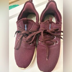 Adidas Burgundy Sneakers Size 8.5
